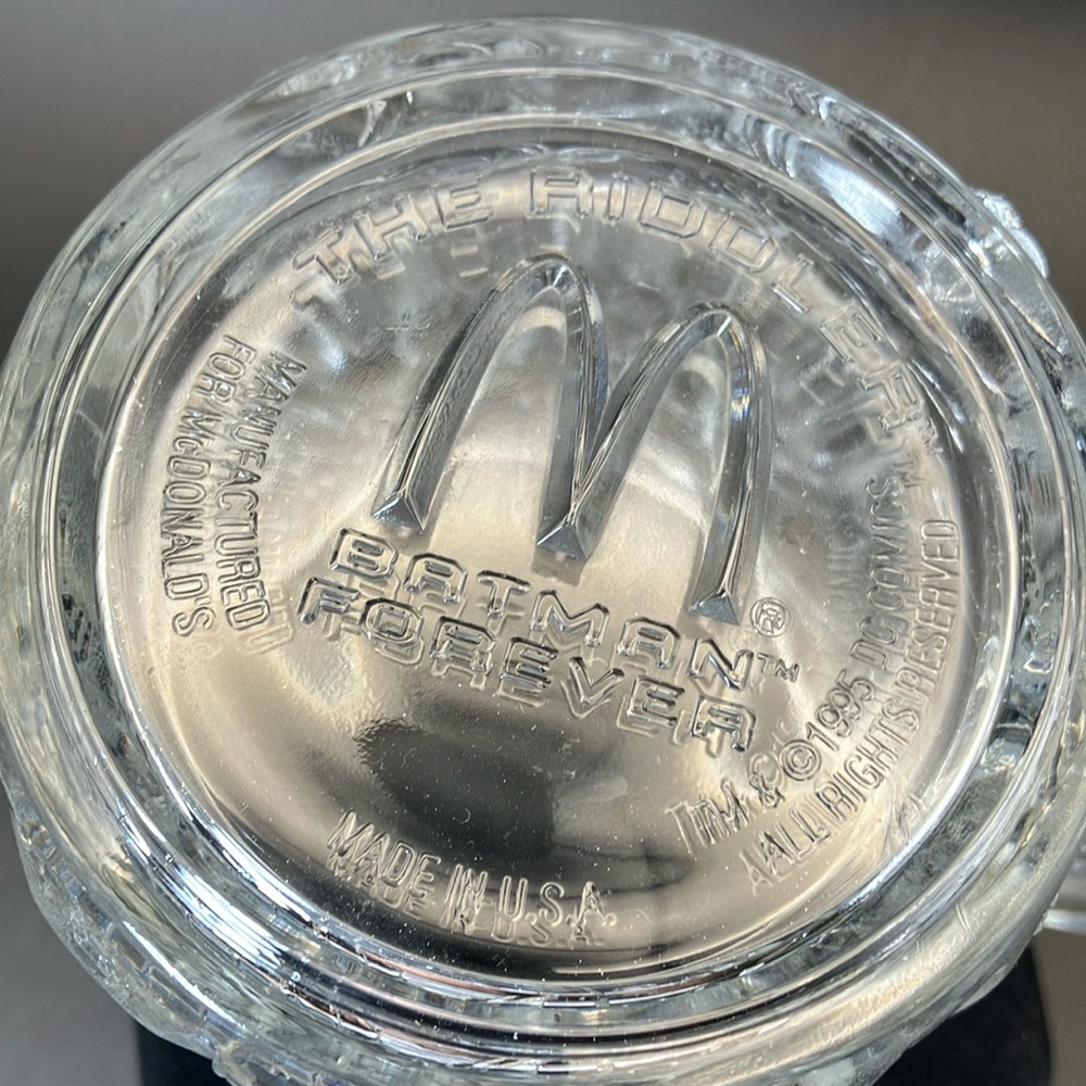 Batman Forever McDonald’s Villian Glass Mug Set- 1995 - Picture 11 of 16